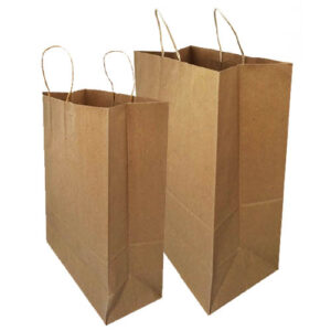 Kraft bags with handles